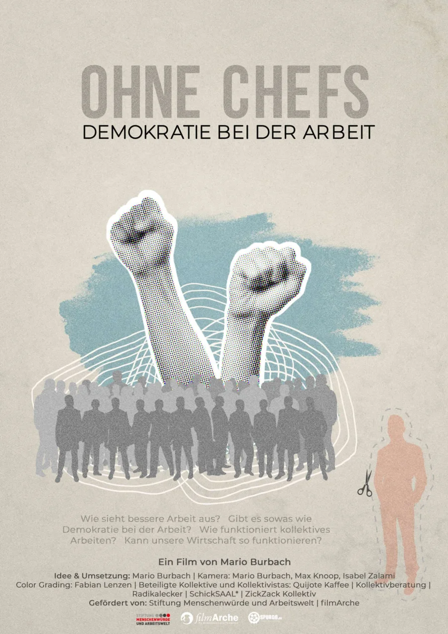 Poster "Ohne Chefs - Demokratie bei der Arbeit"